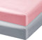 Satin Mini Crib Sheets for Baby Hair,2 Pack Ultra Soft Fitted Mini