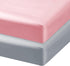 Satin Mini Crib Sheets for Baby Hair,2 Pack Ultra Soft Fitted Mini