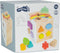 Wooden Rainbow Shape Sorter Cube - Sorting Toy with 13 Geometric Shapes, Educational Game for Ages 12+ Months