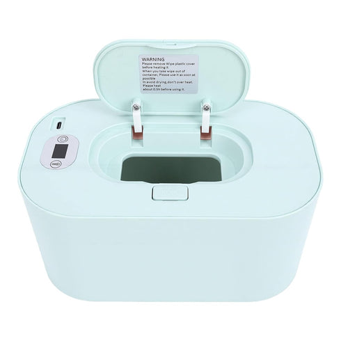 NOENNULL 80pcs Baby Wipe Warmer Adjustable Temperature Large Capacity Travel Wipes Warmer for Wet Tissue