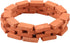 200 Pcs Miniature Bricks, 1/16 Mini Red Brick Stone, Premium Clay Bricks for Dollhouse Decoration and Handmade Craft