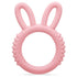 Silicone Babies Teethers, Baby Teething Toys for Soothe Sore Gums, BPA Free, Easter Gifts for Boys and Girls, Pink