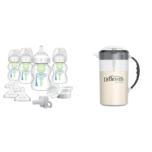 Dr. Brown's Anti-Colic Feeding Set with Slow Flow Nipples & 32oz Formula