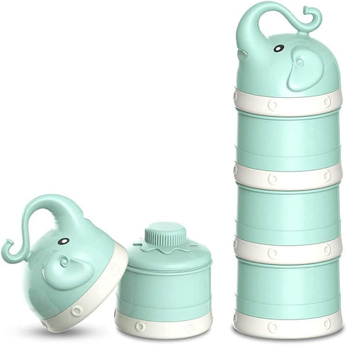 Baby Milk Powder Formula Dispenser,Large CapacityNon-Spill Twist-Lock Stackable Milk Powder Formula Container