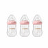 Oberni Glass Baby Bottles,Anti Colic Breastfeeding Bottle with Natural Response Nipple Size