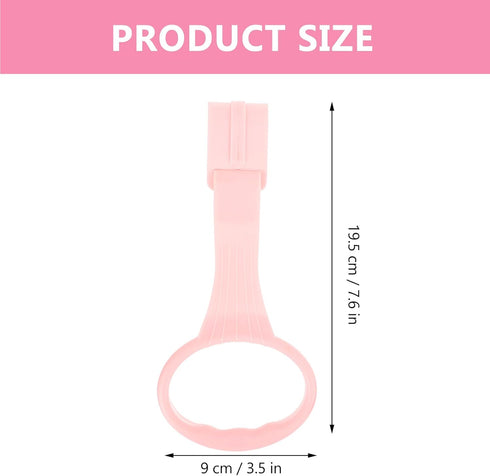 3 Pairs Children's Bed Pull Ring Walking Assistant Rings - Baby Toy Accessories for Crib Playpen, Toddler Vertical (PP)
