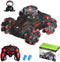 RC Stunt Car Remote Control for Kids with HD Projection Lights, Music, 360° Rotation, 4WD 2.4GHz