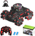 RC Stunt Car Remote Control for Kids with HD Projection Lights, Music, 360° Rotation, 4WD 2.4GHz