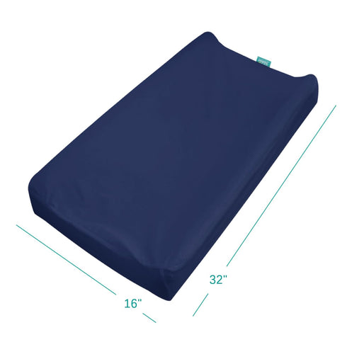 Changing Pad Cover Waterproof, 2 Pack Fitted Diaper Change Table Sheets for Baby Boys Girls, Navy