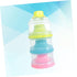 Beaupretty Portable Formula Dispenser High Capacity Stackable Milk Powder Container for Travel and Feeding Food Grade