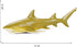 Gemini&Genius Marine Animal World Toy Lemon Shark Ocean Shark Action Figure - Great White Shark Soft Rubber Toys for