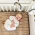 Pobibaby Premium Single Fitted Baby Boy Crib Sheet, Ultra-Soft Cotton Blend, Safe and Snug, Wildlife Brown
