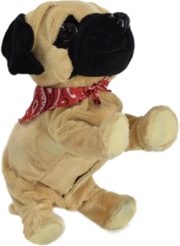 WEofferwhatYOUwant Pug Daddy - Interactive Plush Robot Dog Toy for Toddlers -