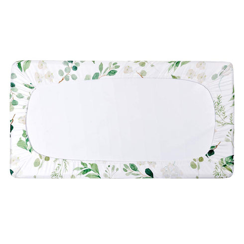 Diaper Changing Pad Cover - 2 Pack Floral Changing Table Covers, Jersey Knit for Baby Boy & Girl