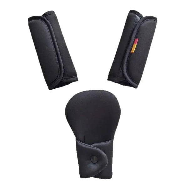Bingche 3 Piece Adjustable Car Shoulder Belt Cover with Padded Comfort Compatible with