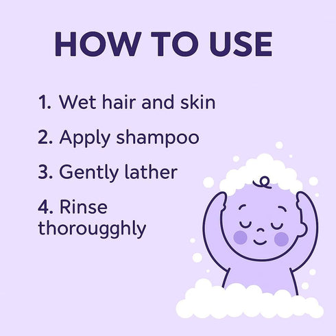 Generic 8.4 oz Natural-Baby Shampoo with Lavender, Tear-Free Gentle Formula for Infants & Toddlers, Soothing