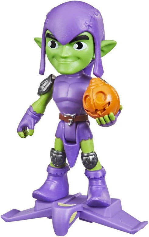 Marvel Spidey and His Amazing Friends Green Goblin Hero Figure, 4-Inch Scale Action Figure, Includes 1 Accessory, for Kids Ages 3 and Up