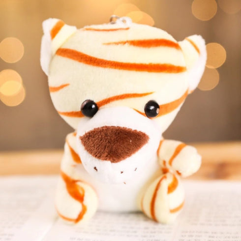 6 Pieces Jungle Stuffed Animal Set - Plush Lion, Elephant, Tiger, Giraffe Toys for Party Theme