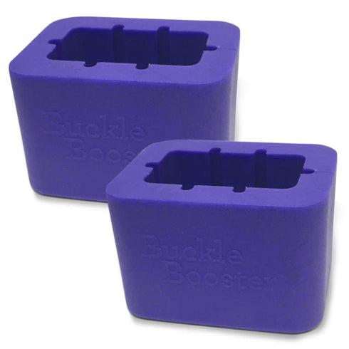 BPA-Free Buckle Booster for Car Seat Belt, 2-Pack, Raises for Easy Reach, No-Hassle Buckling