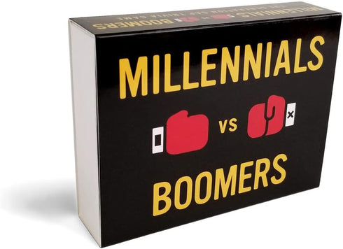 Millennials vs Boomers Trivia Card Game - The Imagineering Company, 200+ Questions to Test Your Generational IQ