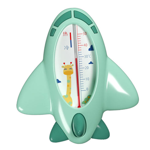 Bath Thermometer in Cartoon Plane Shape PP Material Water Temperature Monitor for