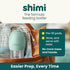 9oz, 2-Hole Pack 2 Shimi Baby Formula Bottles Refillable Formula Pods, Easy-to-Use Ultra-Durable Tritan Baby Bottles
