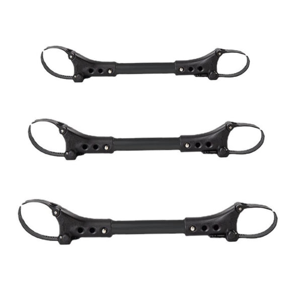 Adjustable Dual Connector for Baby Stroller, 3pcs Universal Aluminum Tube Car Accessories for Twins Stroller