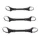 Adjustable Dual Connector for Baby Stroller, 3pcs Universal Aluminum Tube Car Accessories for Twins Stroller