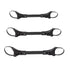 Adjustable Dual Connector for Baby Stroller, 3pcs Universal Aluminum Tube Car Accessories for Twins Stroller