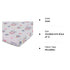 EVERYDAY KIDS Baby Girl Fitted Crib Sheet, Sweet Owls, 100% Soft Breathable Microfiber, Fits Standard Crib
