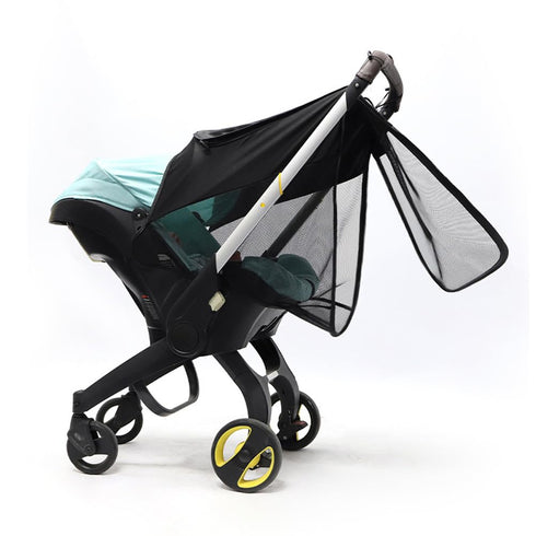 2 in 1 Strollers Sun Shade Net for DOONA Baby Stroller and Carseat, UV Protection Sun Cover Awning