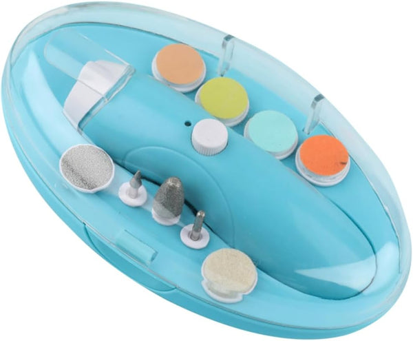 Wakauto Electric Nail Trimmer Set for Babies Safe Nail Clippers and Polishing