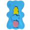 HALLO Soft Infant Bath Sponge - Skid Proof Baby Bath Mat, Newborn Odor Free (Blue)