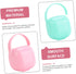 Set 2 Yardwe Portable Pacifier Box for Infants Pcs Lidded Soother Case Dustproof Design Convenient Travel Storage