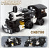 6 1 Set 463 6 Set, Apostrophe Games in Steam Trains Building Block Pcs Variety of Trains, Unique Retro Style Model