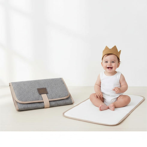 wyjbdwkzs Portable Baby Diaper Changing Pad, Foldable Travel Changing Mat with Waterproof Layers for On-the-Go Diaper
