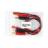 4mm Male Banana Plug Connector Charge Lead to JST, 20awg Soft Silicon Charging Cable Wire 30cm (Pack of 2)