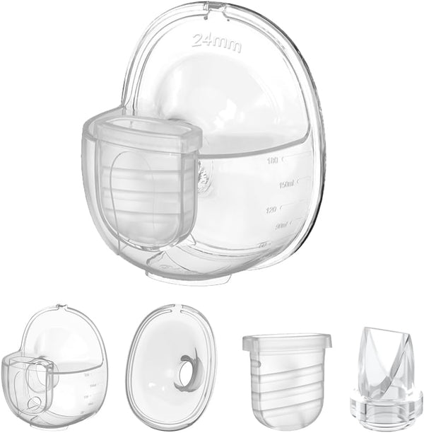 BDICOVE One Full Set S32 Breast Pump Parts with 24mm Flange Compatible with