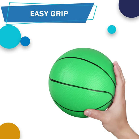 Dilabnba 7" Mini Rubber Replacement Basketballs for Hoop/Pool, Soft Beach Bouncy Ball Sports Party Game