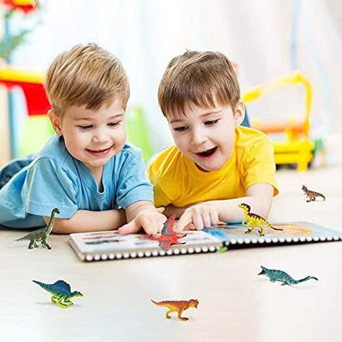 12PCS Assorted Prehistoric Animals Playset, Ages 3+