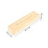 Wooden Pregnancy Test Keepsake Box with Lid Genuine Footprint Design Newborn Announcement Storage Case for Mementos