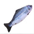 JULAN 3D Giant Soft Fish Cushion Pillow - 31 Inch Salmon Plush Toy for Home Decoration Gift
