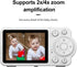 Winnes 2.8'' 2.4 2X/4X,No Screen,6 Baby Monitor with Camera LCD Screen Video Baby Monitor GHz Temperature Sensor VOX