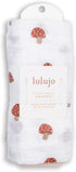lulujo Baby Swaddle Blanket Unisex Softest 100% Cotton Muslin Swaddle Blanket Neutral Receiving Blanket for Girls & Boys| 40in x 40in| Baby Gift| Mushroom by lulujo