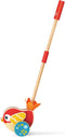Hape Lilly Musical Push Along | Wooden Push Along Baby Walking Bird,