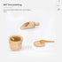 Set 9 Montessori Toys Sensory Bin Toys for Toddlers of Wooden Waldorf Toys Wooden Scoops and Tongs for Transfer Work