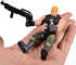 PowerTRC US Army Men SWAT Team Soldiers Military Toys Action Figures with Weapons, 12 Pcs Play Set for Kids