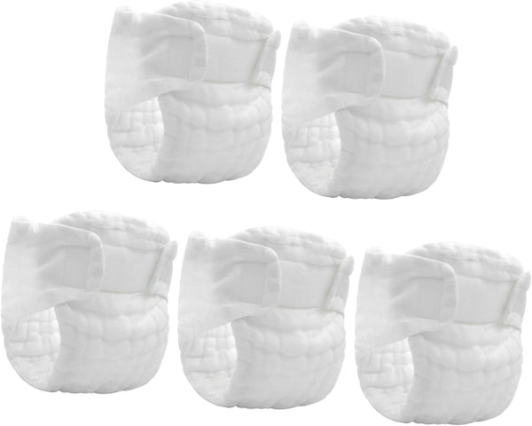 ORFOFE Newborn Diapers Reusable Washable Cloth Diapers for Babies Comfort Fit Night