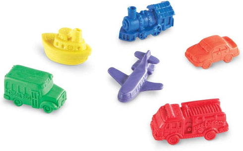 Learning Resources Mini Motors Counting and Sorting Fun Set, 72 Pieces, Ages 3+ Car Counters for Preschoolers