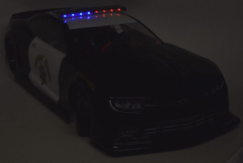 Apex RC Products 1/10 Police Light Bar with 16 LED and 9 Selectable Modes #9015RB